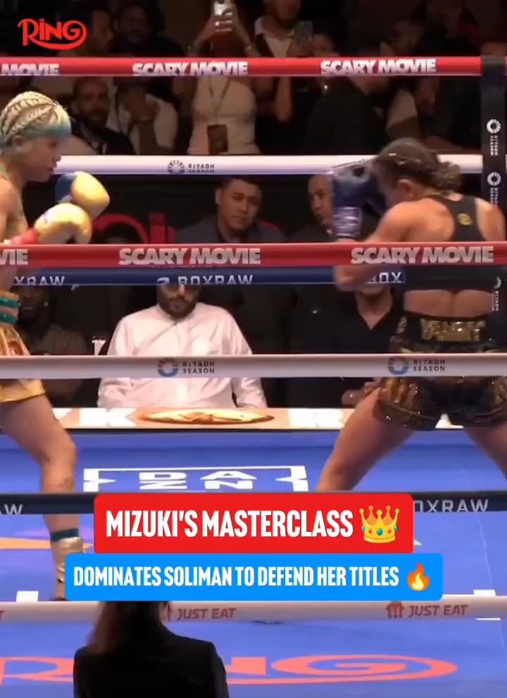 Highlights of Mizuki Hiruta's impressive performance against Mai Soliman to defend her Ring and WBO junior bantamweight titles 🇯🇵