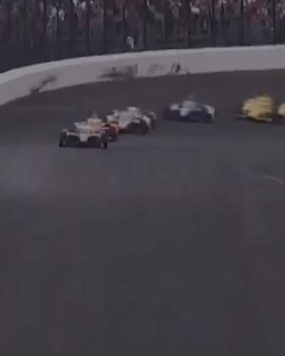 Felix Rosenqvist won the Indy 500 by 0.023 seconds, and he left it LATE to get the job done! 😅