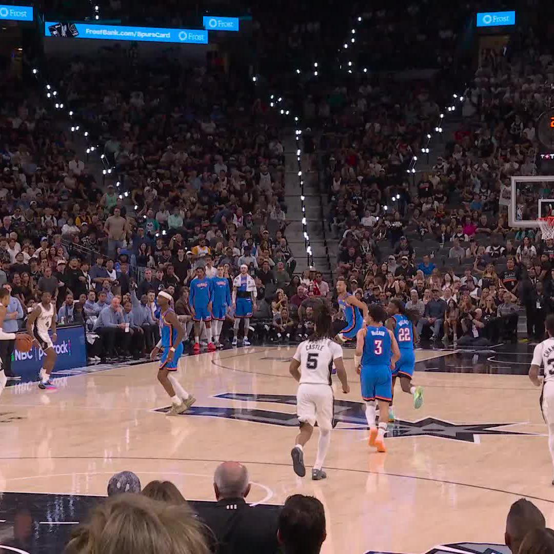 NOTHING BUT THE BOTTOM FROM HALF COURT ‼️ 📺 NBC | Peacock