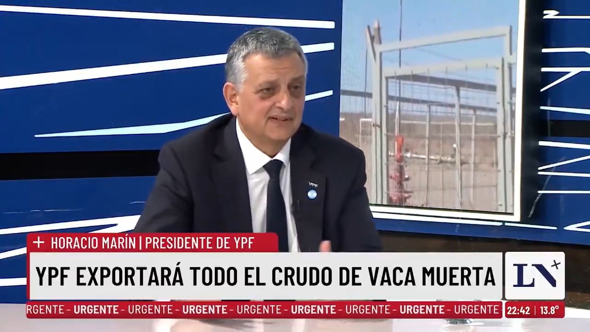 🔷 Horacio Marín expresó que siente “orgullo” cuando el presidente Milei usa el mameluco de YPF y sostuvo que posiciona a la empresa como sinónimo de “calidad”. 👉 En Comunidad de Negocios