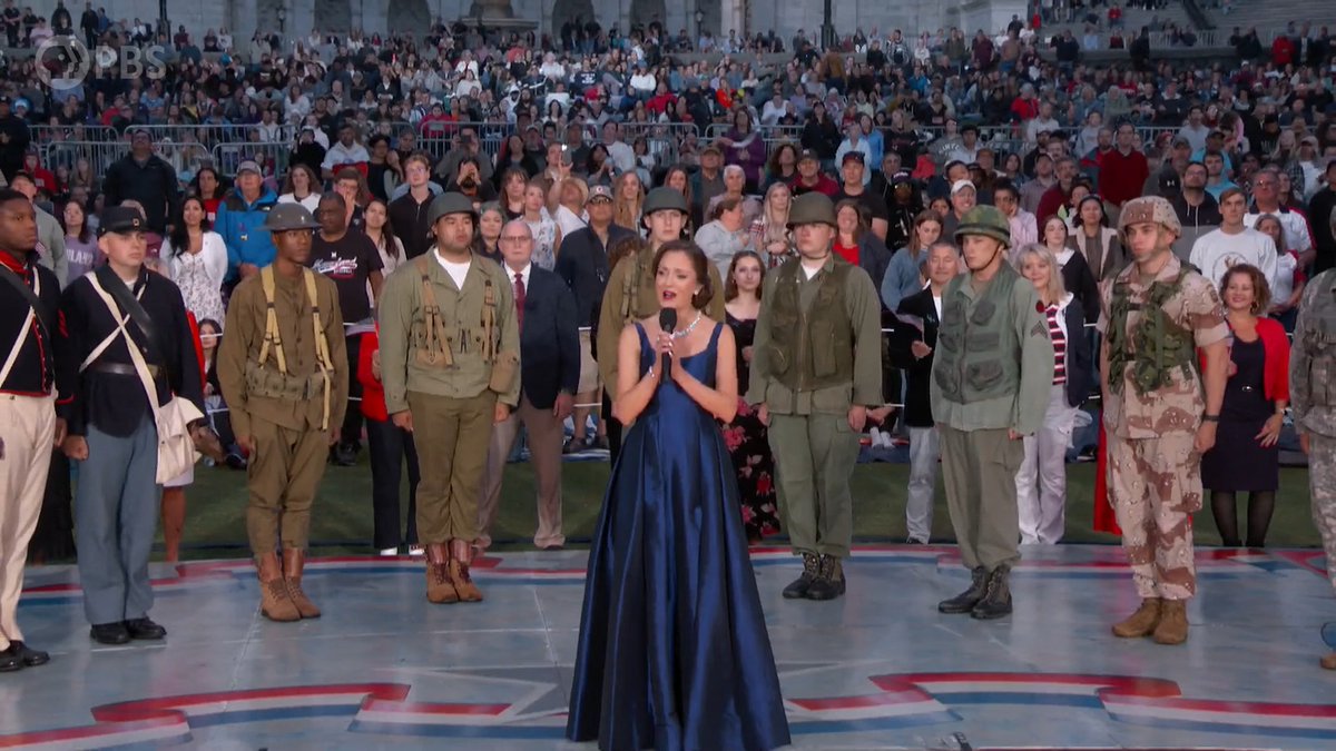 With a song dedicated to every generation of American heroes, here is Tony Award nominee Laura Osnes performing “My Country Tis of ‘Thee” at the 2026 National Memorial Day Concert. #MemDayPBS #MemorialDay #LauraOsnes PBS