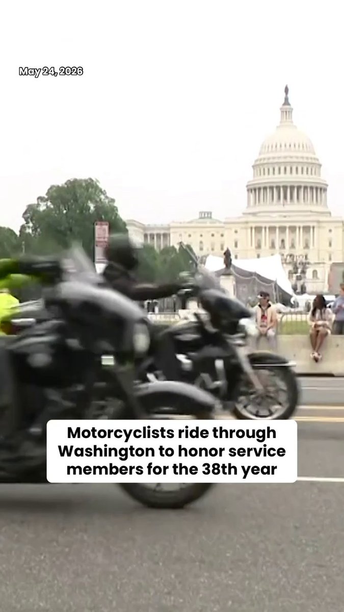 Thousands of motorcyclists took part in “Rolling to Remember,” the annual ride from the Pentagon to the National Mall on Sunday. Riders aim to raise awareness for those lost to war as well as veterans issues.