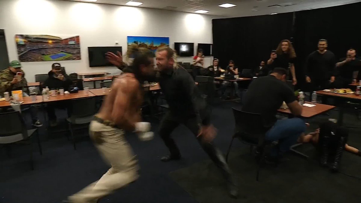 You heard, @HelloSatnam, "FOOD FIGHT!" Watch #AEWDoN LIVE on HBO Max PPV