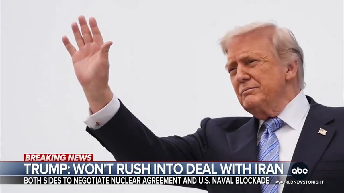 🇺🇸🇮🇷The White House was telling everyone a deal was 24h away. Then Trump posted a bomb with his signature on it "95% of a deal" on the table and nobody in Washington can get their story straight for a single news cycle Iran is watching all of this too...