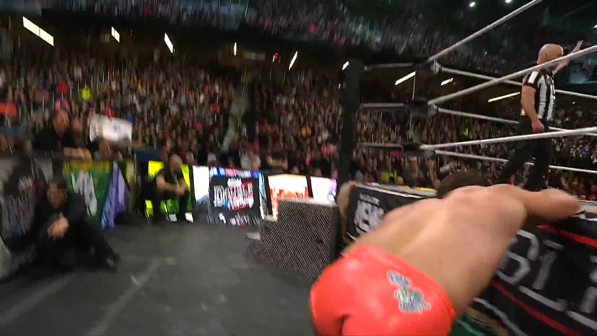.Maxwell Jacob Friedman™️ moved one of our cameramen in front of him to take the hit from DARBY ALLIN! Watch #AEWDoN LIVE on HBO Max PPV