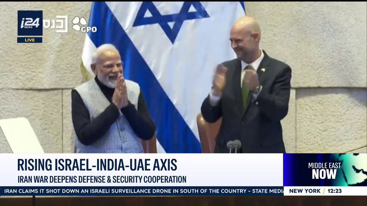 🇮🇳🇮🇱🇦🇪 India, Israel & the UAE are quietly building one of the decade’s most interesting strategic partnerships. Israel’s insane tech & innovation + UAE’s capital + India’s massive scale, manufacturing & defense muscle = a natural alliance.