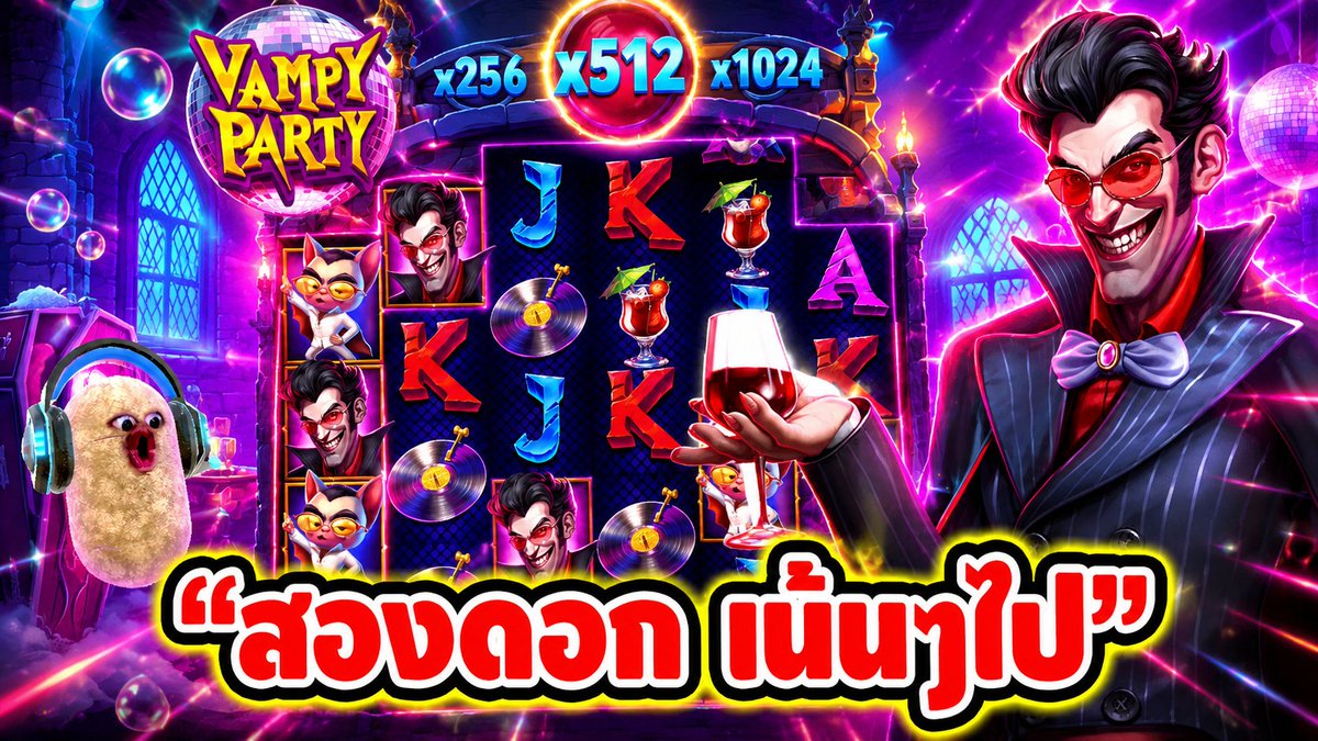 "สองดอก เน้นๆไป" ------------------------------------- ติดตามและพูดคุยกับบัง➤ #บังนูรูน #สล็อตpg #สล็อตออนไลน์ #เกมVampy party PP