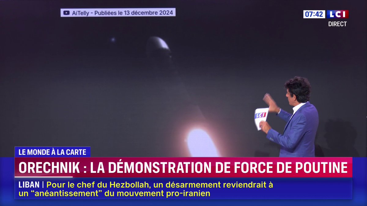 Missile Orechnik : la démonstration de force de Poutine 🌍 Le monde à la carte avec Thomas Misrachi