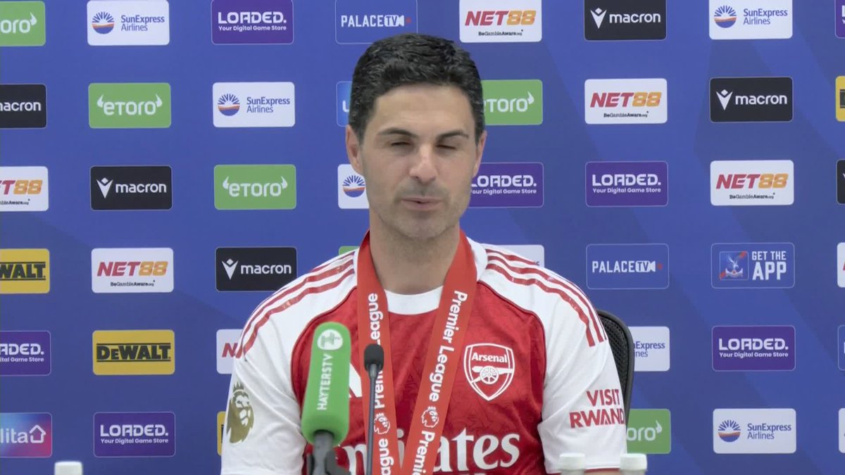 "We can't wait to write a new chapter in our club" 🗣️ Mikel Arteta is already looking forward to the Champions League final after winning the Premier League title 🏆