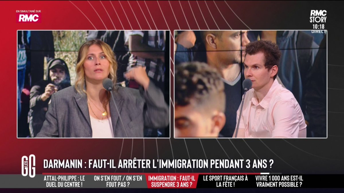 📞 Ethan au 3216 : "Si on n'oblige pas les Français à occuper les métiers difficiles, on ne résoudra pas le problème de l'immigration" 🎙️Olivier Truchot : "On a peut-être un problème avec le travail" 🎙️Flora Ghebali : "C'est facile de dire ça depuis notre fauteuil" #GGRMC