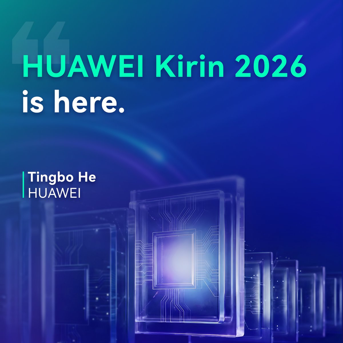 With HUAWEI Kirin 2026 launching later this year, HUAWEI’s He Tingbo showcases the big leap ahead for semiconductors supported by LogicFolding.