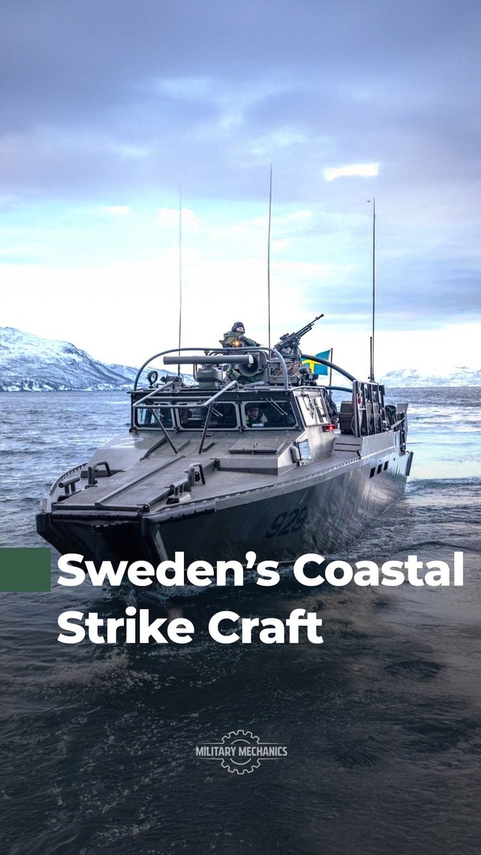 🇸🇪 Meet the Swedish CB90: the ultimate fast assault craft. A high-speed beast built for coastal and river ops. Carries 20 troops, and packs whatever weapons you need. Agile, fast, and ridiculously versatile? That's special forces wet dream