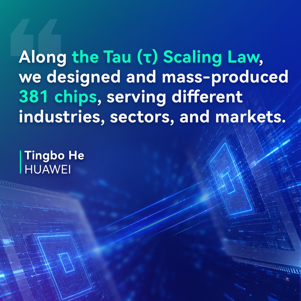 It's been a long journey — 6 years and 381 chips to be exact — but HUAWEI's He Tingbo explains how HUAWEI's high-end chips are now expected to feature a transistor density that is equivalent to 14 Å (1.4 nm) processes by 2031.