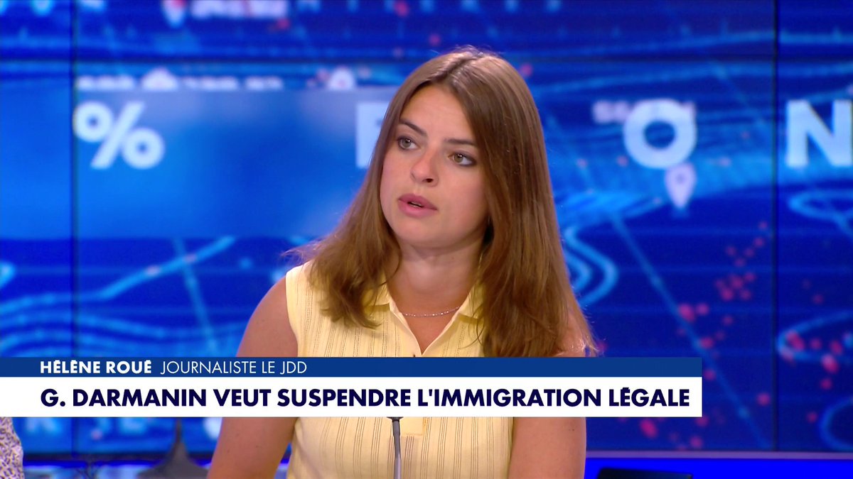 «On a le sentiment que Gérald Darmanin est le seul qui n'a pas baissé les bras», souligne Hélène Roué, journaliste, dans #100Frontieres Toute l'info est à retrouver sur