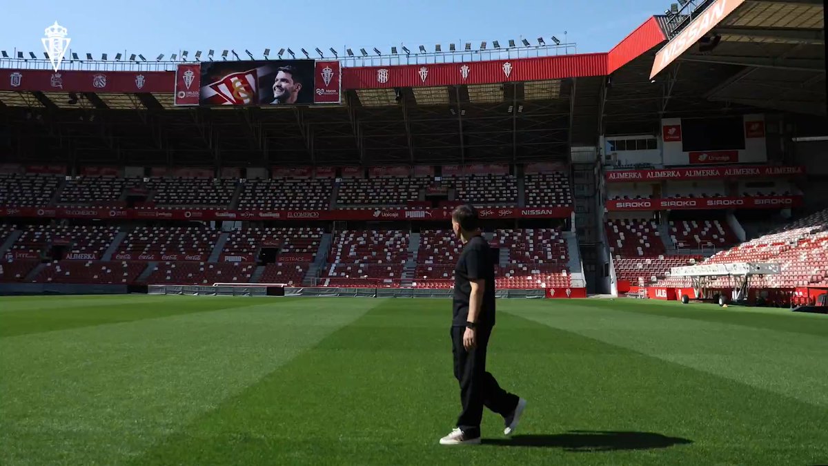 🟥⬜️ Nicolás Larcamón. ¡Bienvenido al #RealSporting!