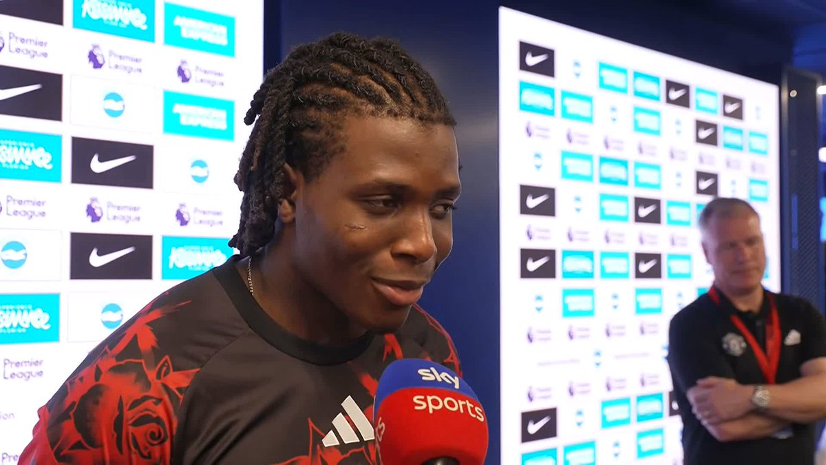 "We are all happy for him!" Patrick Dorgu reacts to Bruno Fernandes breaking the assist record on the final day of the season 🔴