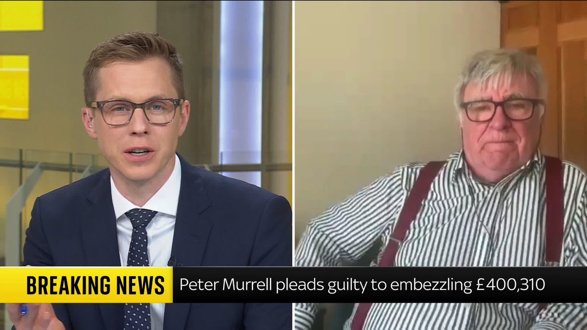 "This is an absolutely astonishing story." Journalist John Boothman, reacts to the reports that former SNP chief executive, Peter Murrell, has been remanded into custody after pleading guilty to embezzling £400,310.65 from the party.