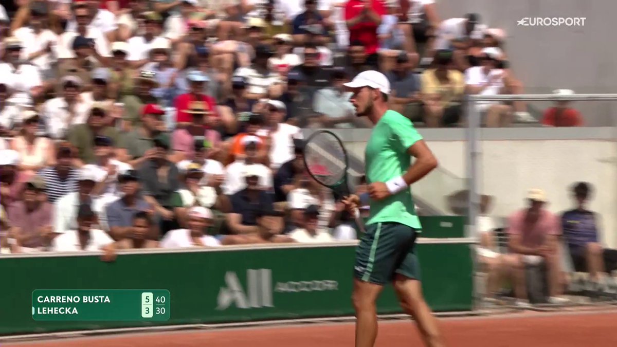 Pablo Carreño se acaba de ventilar al ATP12 Lehecka en la primera ronda del Roland Garros 👏👏