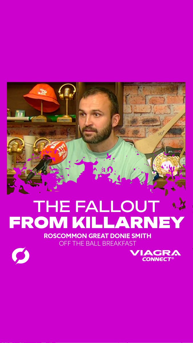 'It's hard to know!' 'The two biggest names in the game...' Former Roscommon captain Donie Smith fears David Clifford may be in line for some retrospective punishment following his coming together with Caolan McGonagle. | 🤔 He also weighs in on Jim McGuinness' involvement in Saturday's 'schemozzle'... | 🏐 Off The Ball Breakfast LIVE weekday mornings from 7:30am ⏰ #KerryGAA #GAA #DonegalGAA Viagra Connect 50mg film-coated tablets. Contains sildenafil. For adult men with erectile dysfunction. Subject to suitability. Maximum dosage one 50mg tablet per day. Always read the label.