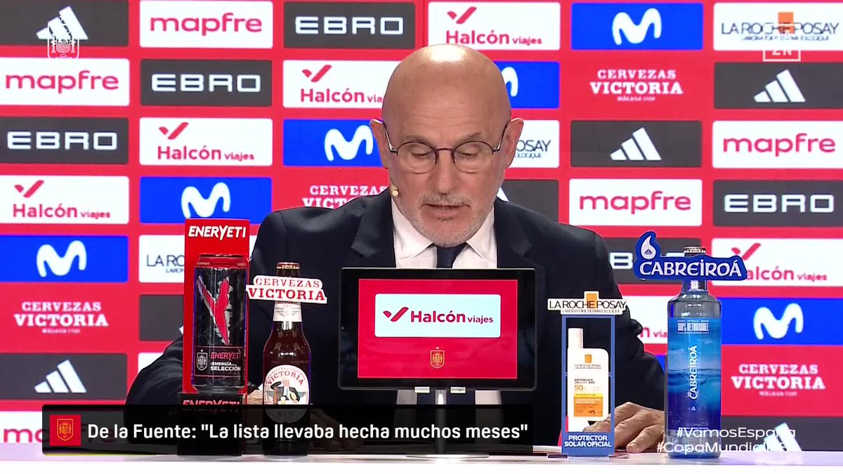 "Es el 'juguete' de todo el equipo, con todo el cariño, y futbolísticamente no lo tengo que descubrir" ❤️ Luis de la Fuente justifica la llamada de Gavi para el Mundial #DAZNMundial Si estás en España, disfruta de todo el Mundial 2026 en DAZN 🔗