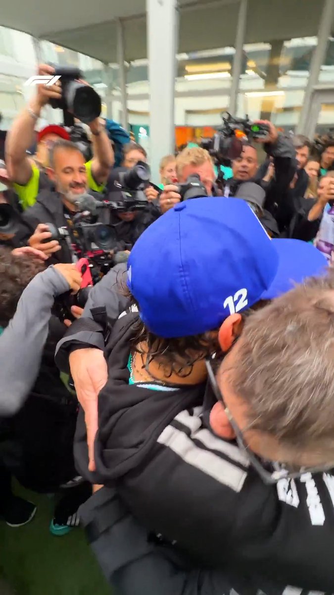 Kimi and Bono celebrate in the paddock! 🤩💪 #F1 #CanadianGP
