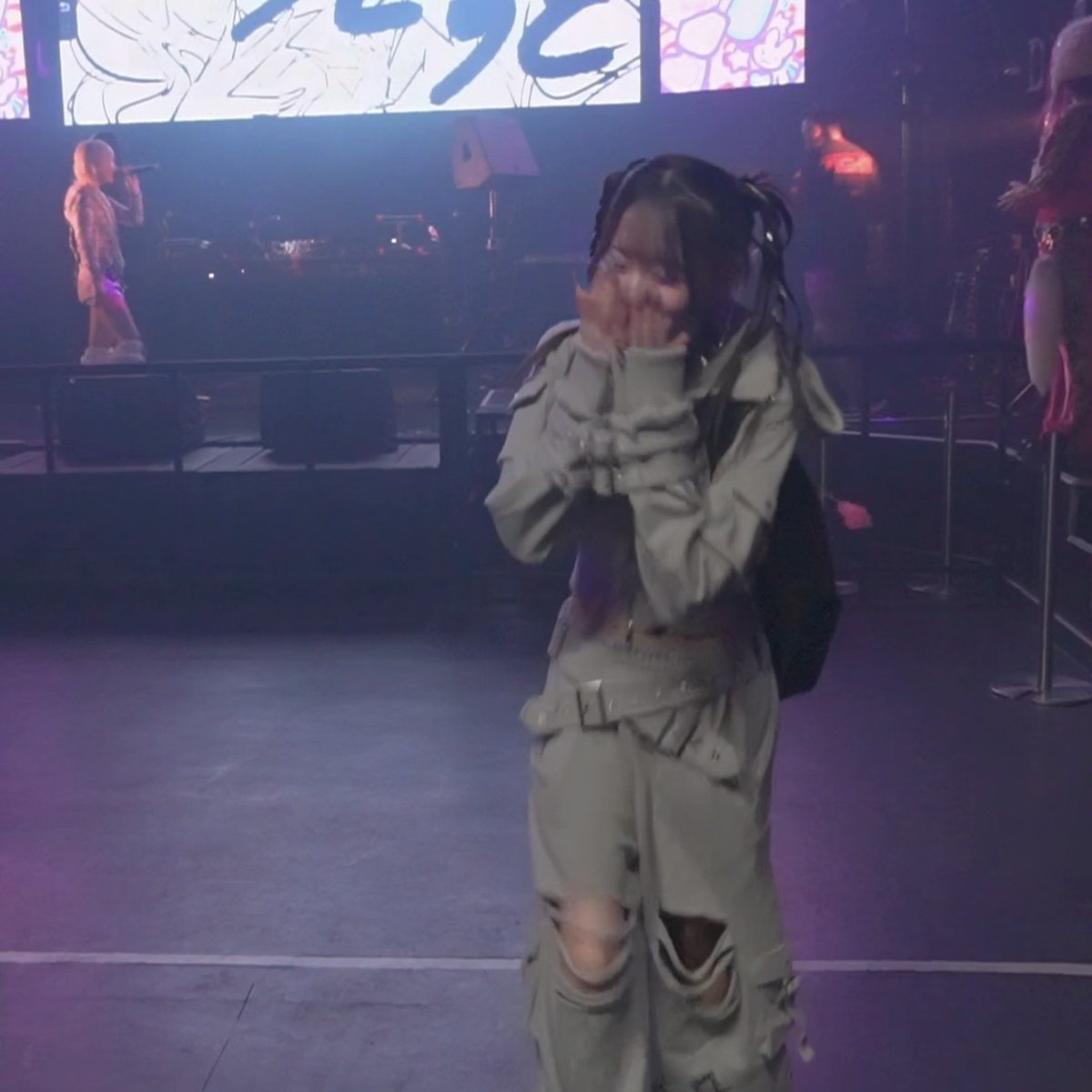 5/23 GAL＋ ありがとうございましたあ♡ めちゃくちゃ楽しんじゃったよありがと♡ ↓rinahamuちゃんのリハ後ろの夜の踊り子↓ ↓雨になって何分か後に行くらしい↓