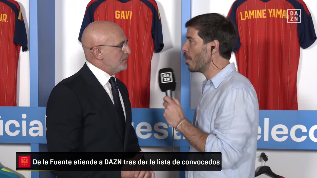 Luis de la Fuente reacciona al momento en el que Gavi se entera de que va convocado al Mundial con España 🥹 #DAZNMundial Si estás en España, disfruta de todo el Mundial 2026 en DAZN 🔗