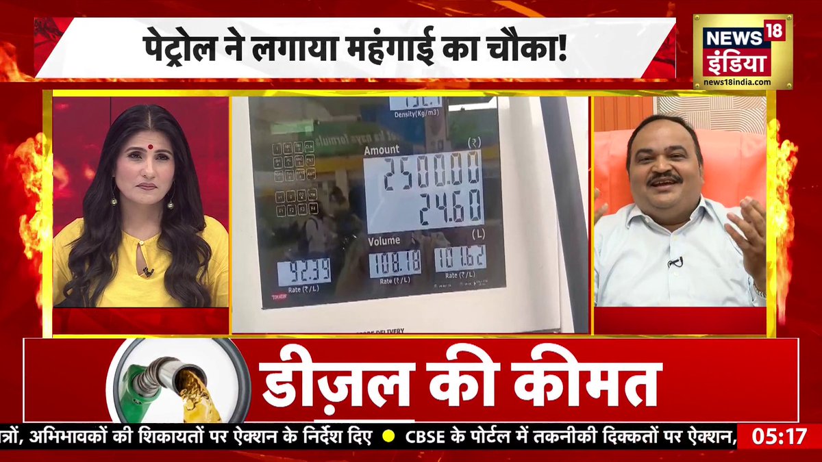 Goonj with Rubika Liyaquat : आनंद दुबे महंगाई पर कौन सा गाना गाने लगे? | Petrol Diesel Price Hike | Inflation #Goonj #RubikaOnNews18India | Rubika Liyaquat