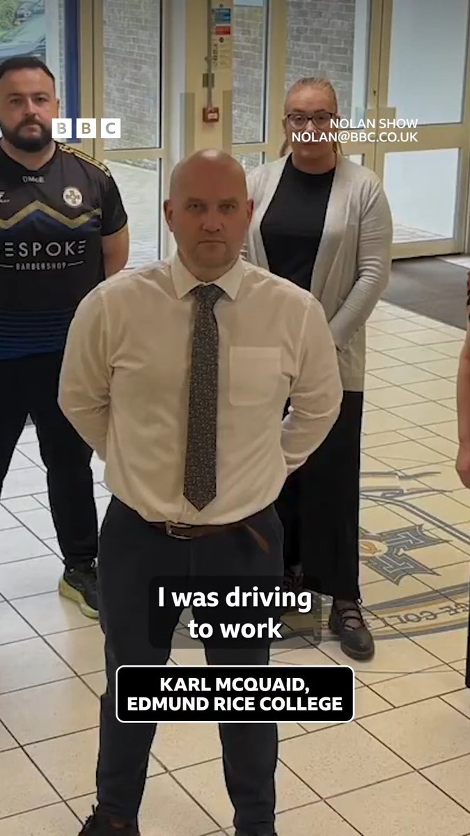 Teachers at Edmund Rice College take on the Peelers meme in farewell message to pupils Head of Year 12 Karl McQuaid Karl McQuaid told Nolan why they wanted to do it