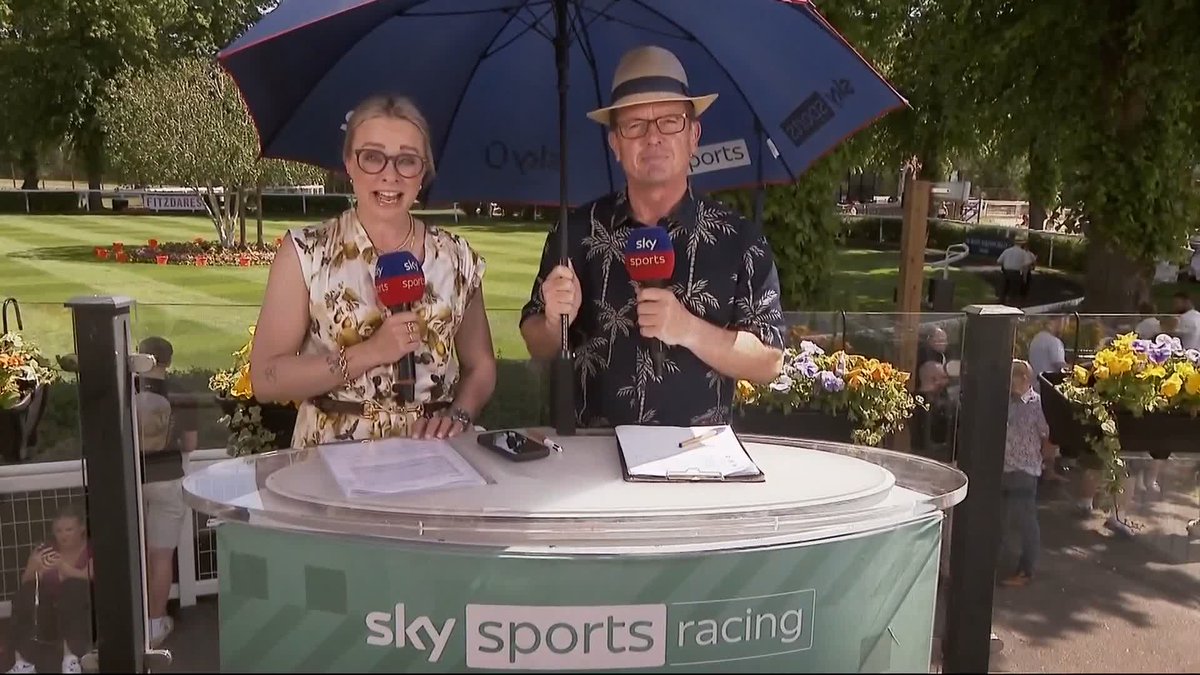 The joys of live television! 🤣