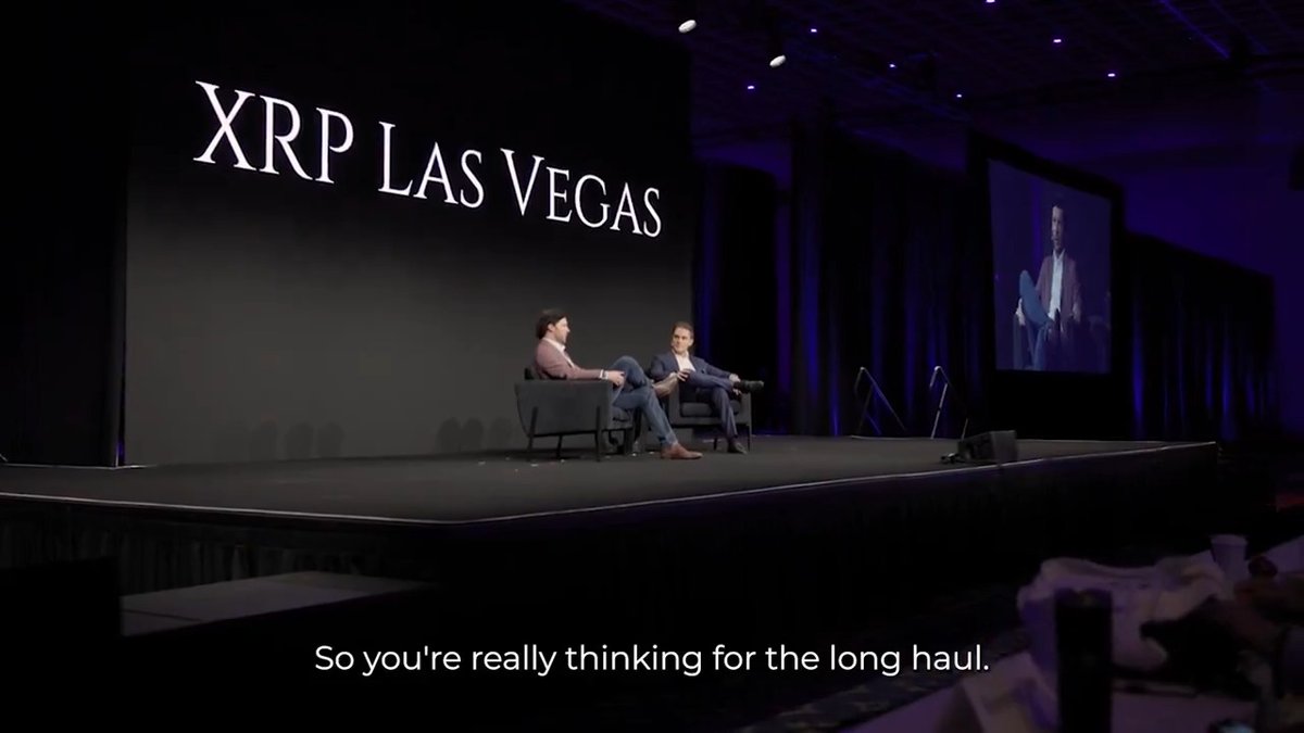 Main stage at XRP Las Vegas 2026. 🎰 Simon shares Zebec’s vision for real-time payroll, payments and more. Full conversation below.
