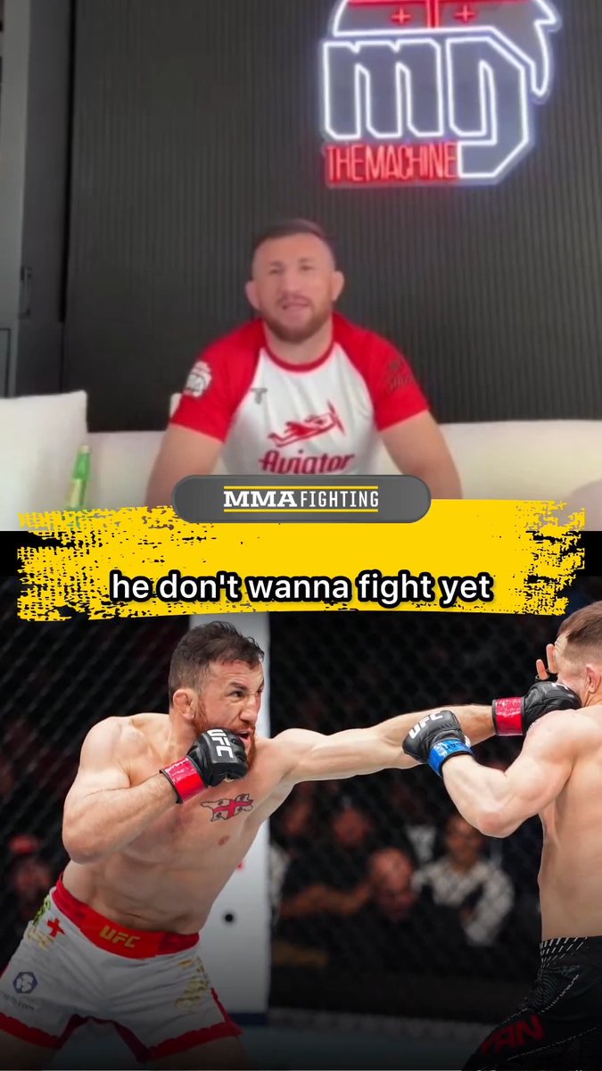 .Merab “The Machine” Dvalishvili is still waiting "patiently’ for Petr Yan trilogy: "He don’t want to fight yet. … Sometimes you have to wait. When I was champion, I can push the UFC, I can tell [them] 'Hey, UFC keep me busy.'" (🎥 Damon Martin)