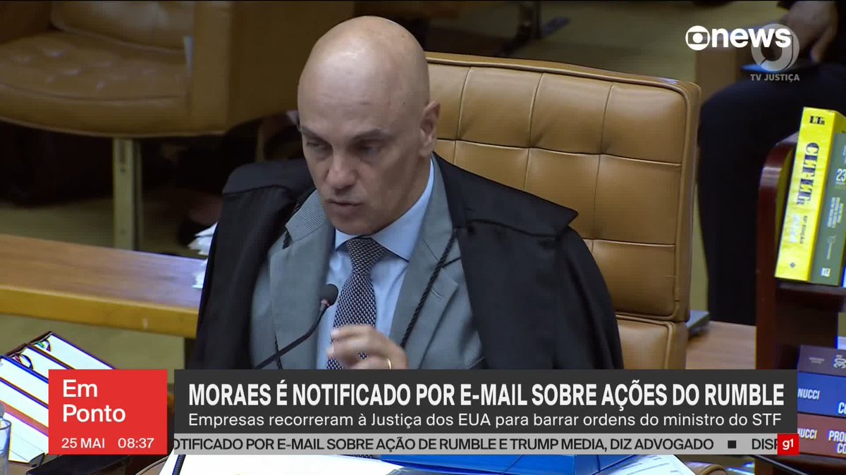Não adianta passar pano para o Alexandre né Globo? Afinal de contas, o ministro fez isso, notificou por e-mail, por postagem no X, lembra? Isso fora os casos que ele simplesmente não notificou e mandou prender!
