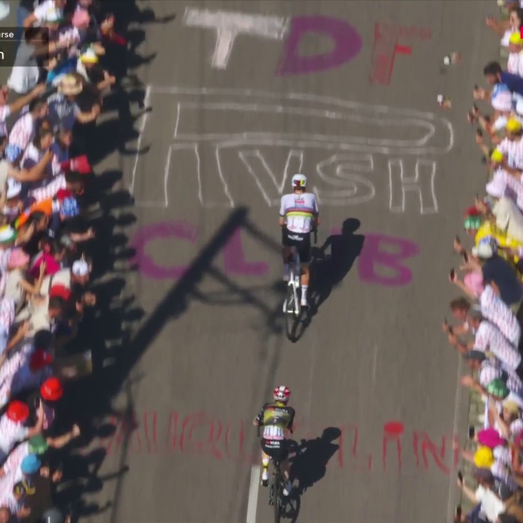 Para aguantar un arreón así hay que tener mucho nivel y la cara de Pogacar dice que su ataque era absolutamente con todo. Que nadie se olvide de quién es Jonas Vingegaard. #TDF2026