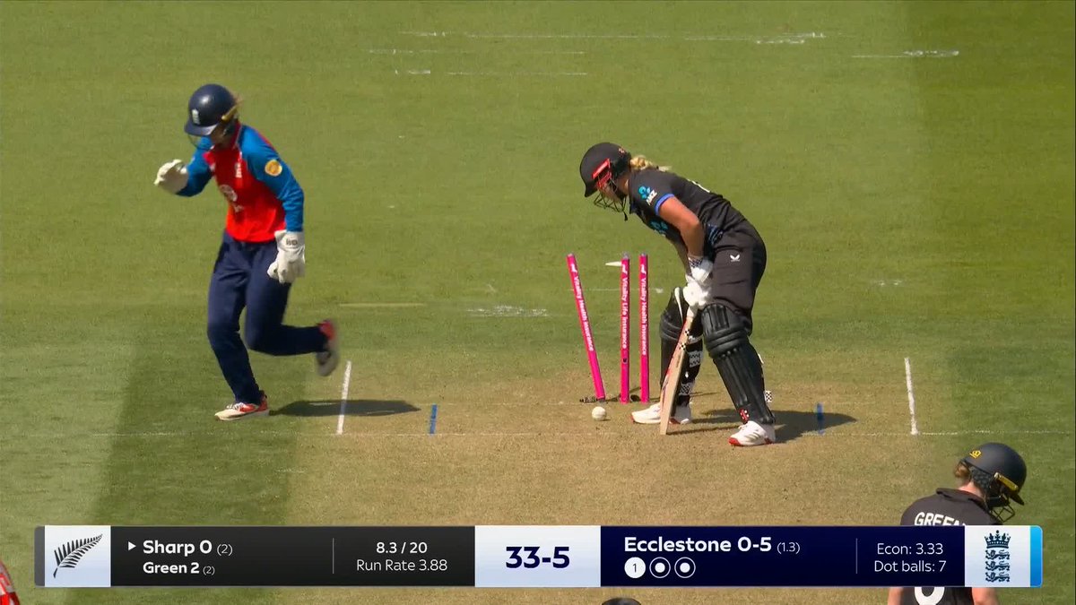 "New Zealand in tatters!" Brilliant from Sophie Ecclestone! ๐ฅ