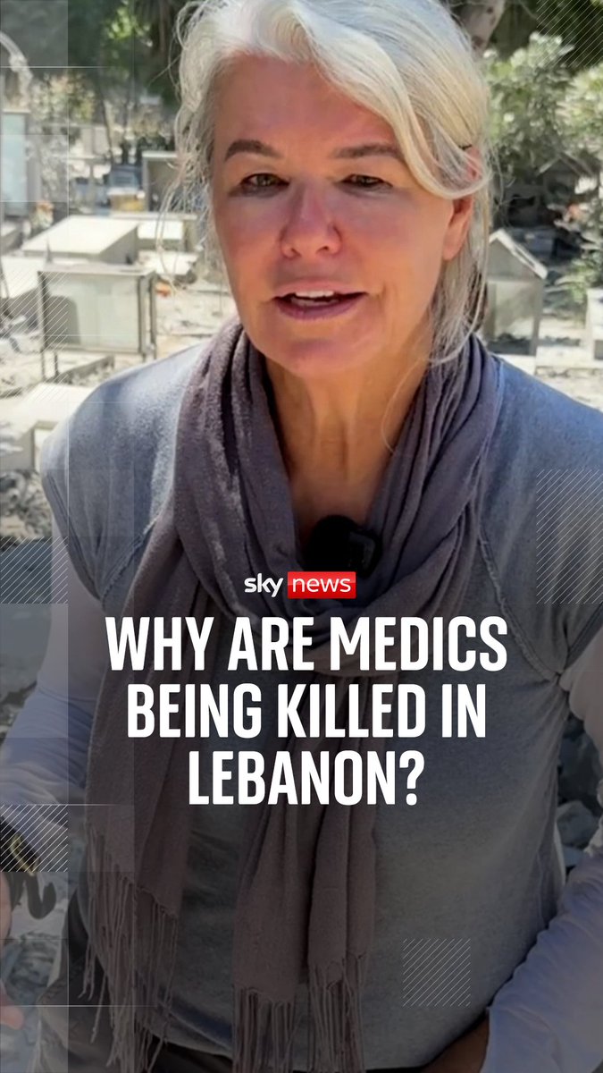 Why are medics being killed in Lebanon? Since the ceasefire was agreed on April 17th nearly 700 people have been killed. And out of those, 20 have been medics. Sky’s Alex Crawford reports