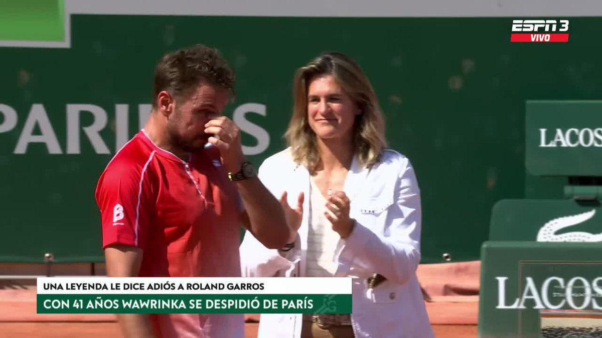 🇨🇭🥺 ¡HASTA LAS LÁGRIMAS! 📺 Mirá #RolandGarros en el Plan Premium de Disney Plus.