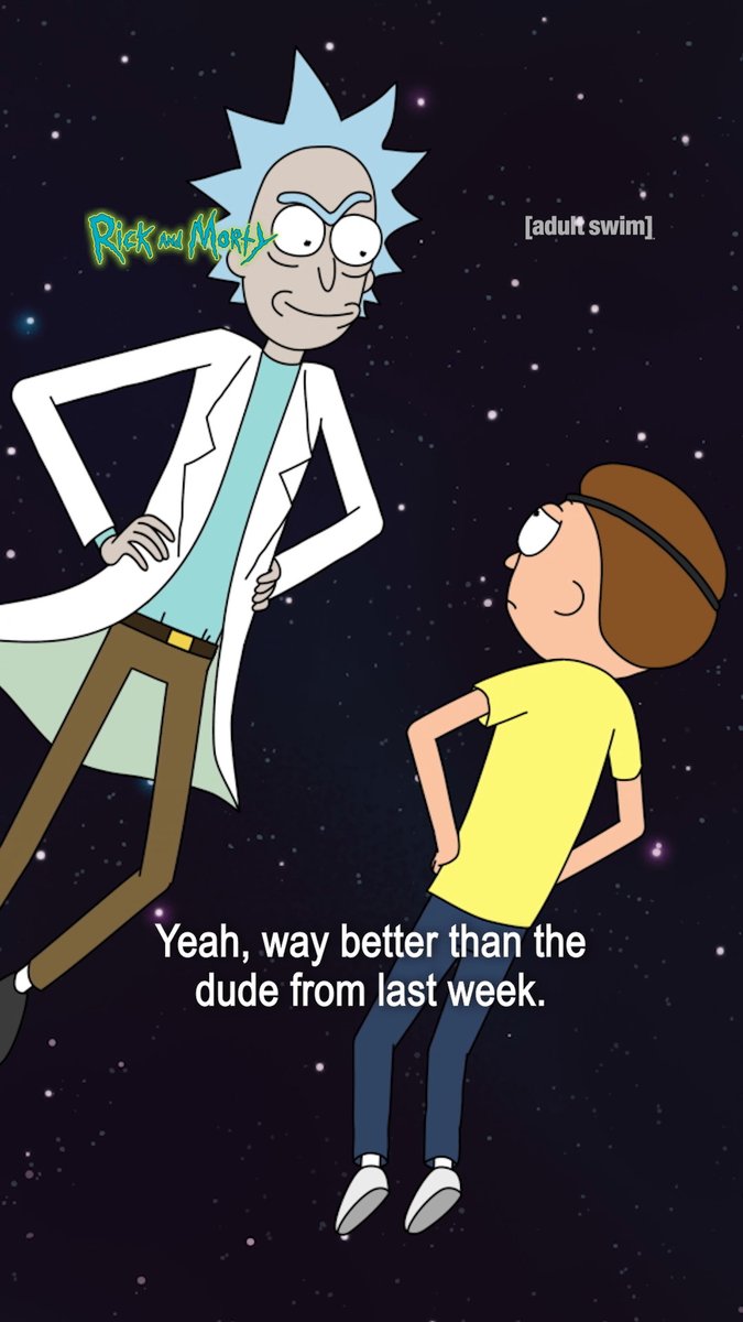Three’s a crowd New episodes of Rick and Morty every Monday across Europe #rickandmorty #adultswim