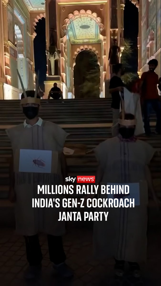 India reporter, Neville Lazarus, explains how the Cockroach Janta Party rose to popularity. 🔗