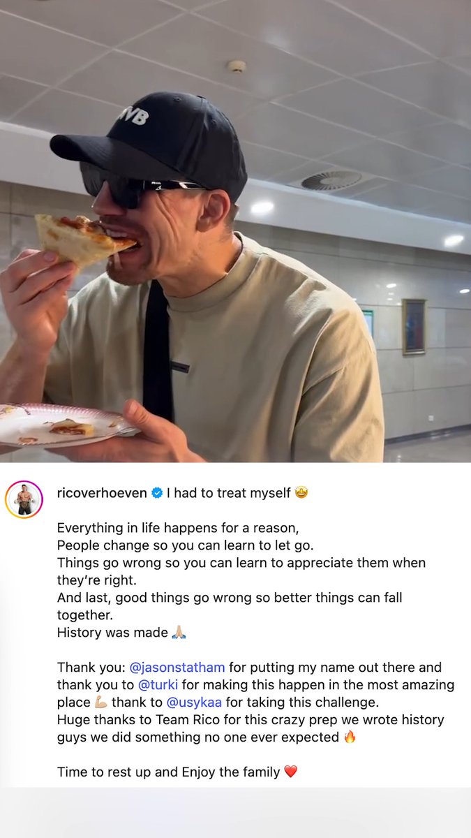 Sometimes all it takes is a good slice of pizza to put everything in perspective 🍕 #UsykVerhoeven