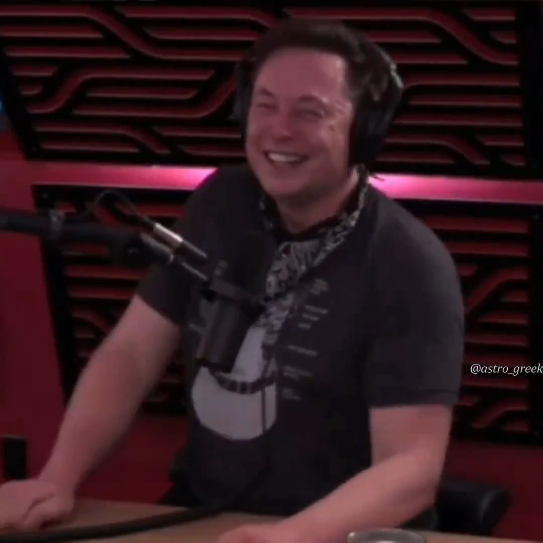Nobody laughs like this man… Elon is different 😆