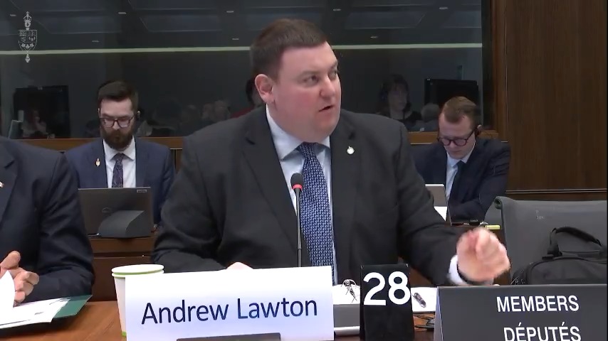 Watch as a Liberal MP tries to block me from asking Sean Fraser questions about the surveillance and data retention powers in Bill C-22.