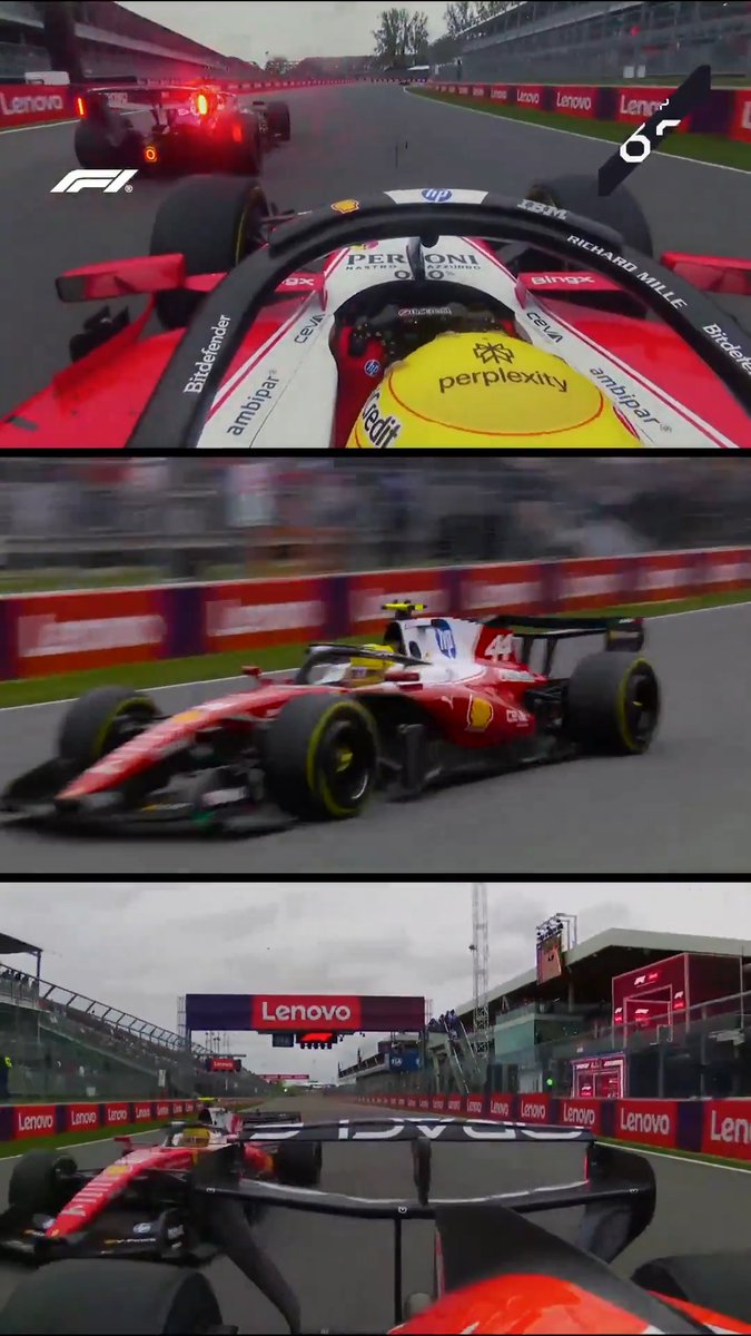 First Max takes Lewis, then Lewis gets past Max 🔀 Brilliant action at Turn 1 💪 #F1 #CanadianGP