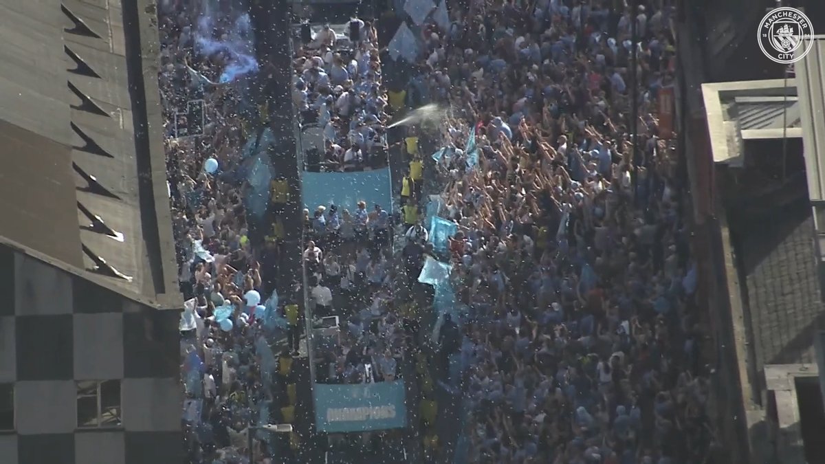 Manchester is BLUE! 🩵 Watch LIVE 🔗