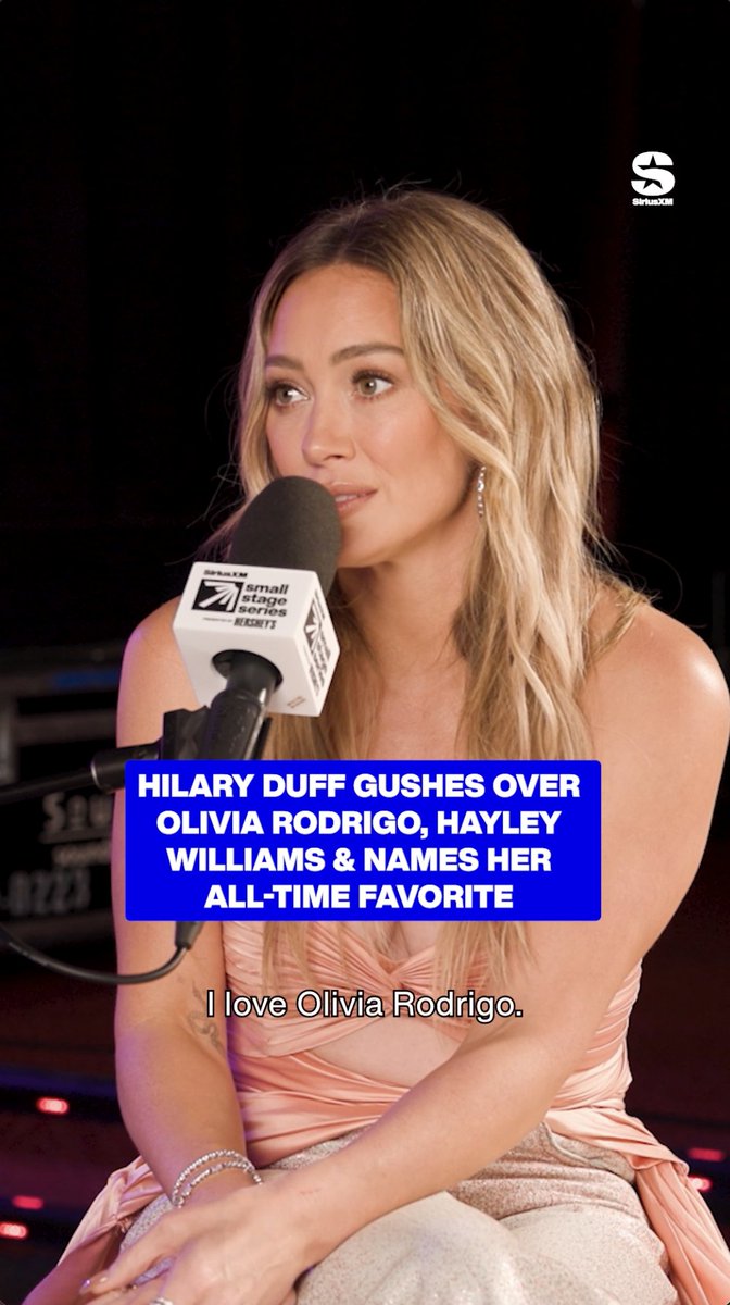 Hilary Duff names Olivia as one of her favorite artists!