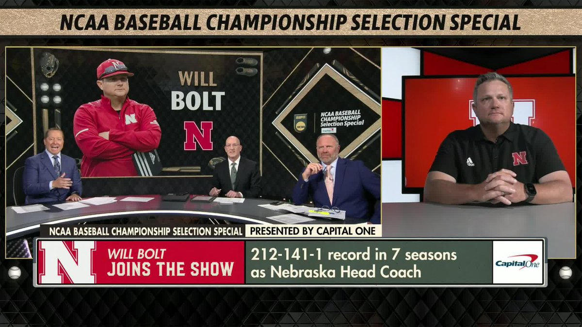 "Having played here, been through it as a player. ... It's been a long time since we've done it." Nebraska head coach and former player Will Bolt on the Huskers hosting a regional for the first time since 2008 🙌