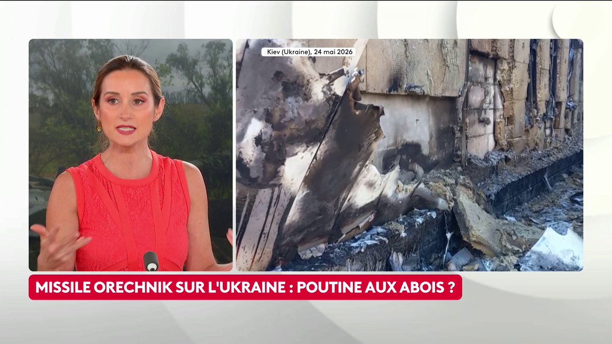 🔴 🗣️ Missile Orechnik sur l'Ukraine : la Russie aux abois ? "Poutine est de plus en plus paranoïaque, on le voit de moins en moins sortir, il se bunkérise", détaille notre éditorialiste international Aude Soufi-Burridge (@__Aude__). #ToutEstPolitique #Canal16