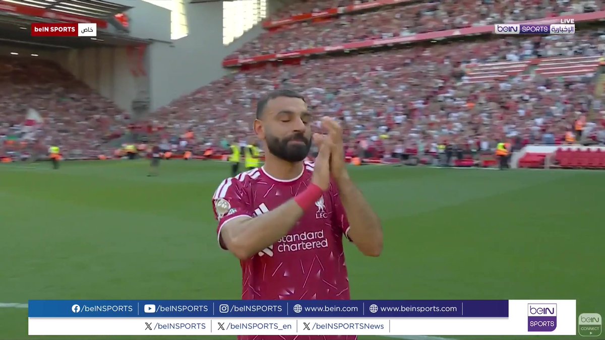 🟣🎥 #تصريح_خاص | في تصريح خاص لـ beIN SPORTS أكد النجم المصري محمد صلاح عقب مباراته الأخيرة مع ليفربول أن سيحسم مستقبله بعد نهاية مشاركته في كأس العالم وأضاف صلاح أنه توقع النجاح في مسيرته مع ليفربول ولكن ليس بهذا الحجم حيث حقق كل شيء في كرة القدم