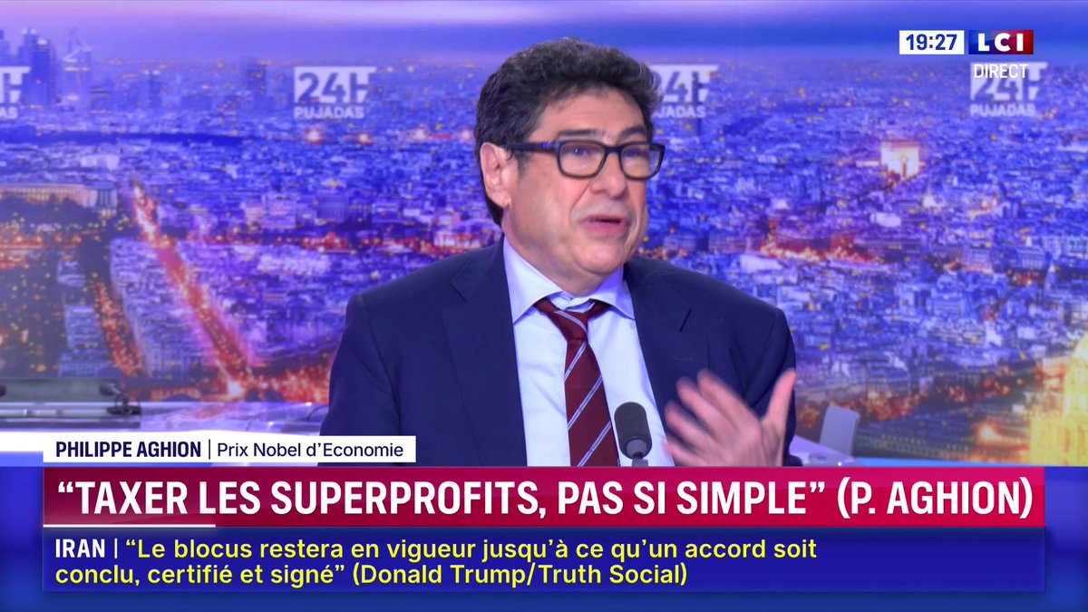Déficit public : "La France ne peut pas surseoir à la nécessité de faire augmenter ses dépenses publiques moins rapidement que son PIB", Philippe Aghion, prix Nobel d’économie