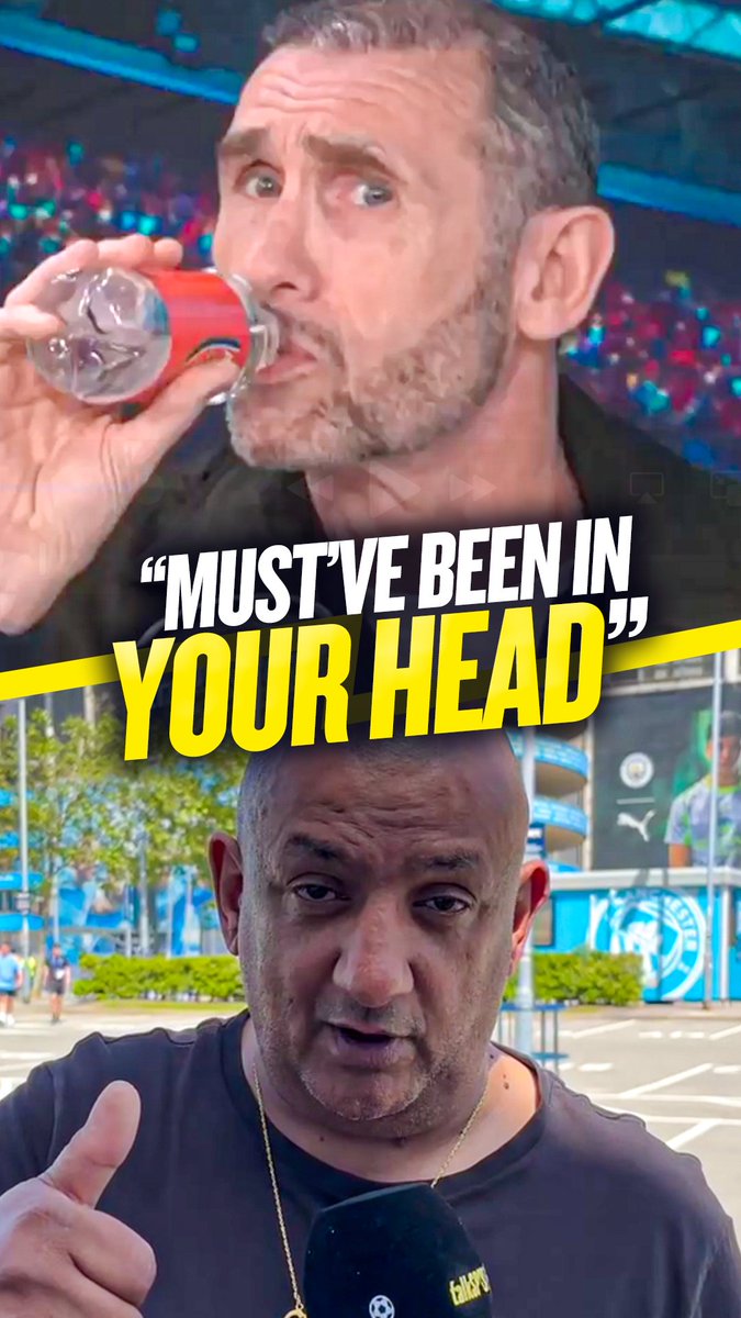 Viral Man City fan responds to Martin Keown's bottle antics! 👀👍 #football #arsenal #mancity